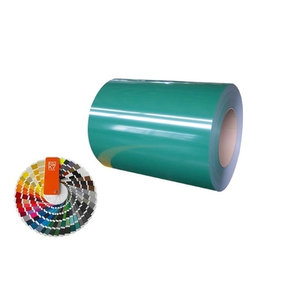 Green 1mm PPGL  CGLCC Hot Dipped Color Coated Coils Punching