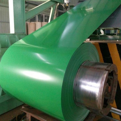 Green 1mm PPGL  CGLCC Hot Dipped Color Coated Coils Punching